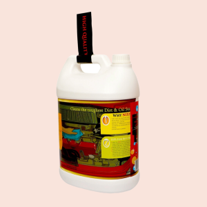 Back view of NIXY engine cleaner 5L