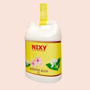 Side view of NIXY freshener jasmine 5L