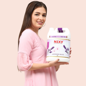 Left view of NIXY freshener lavender 5L