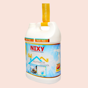 Side view of NIXY cleaner orange 5L